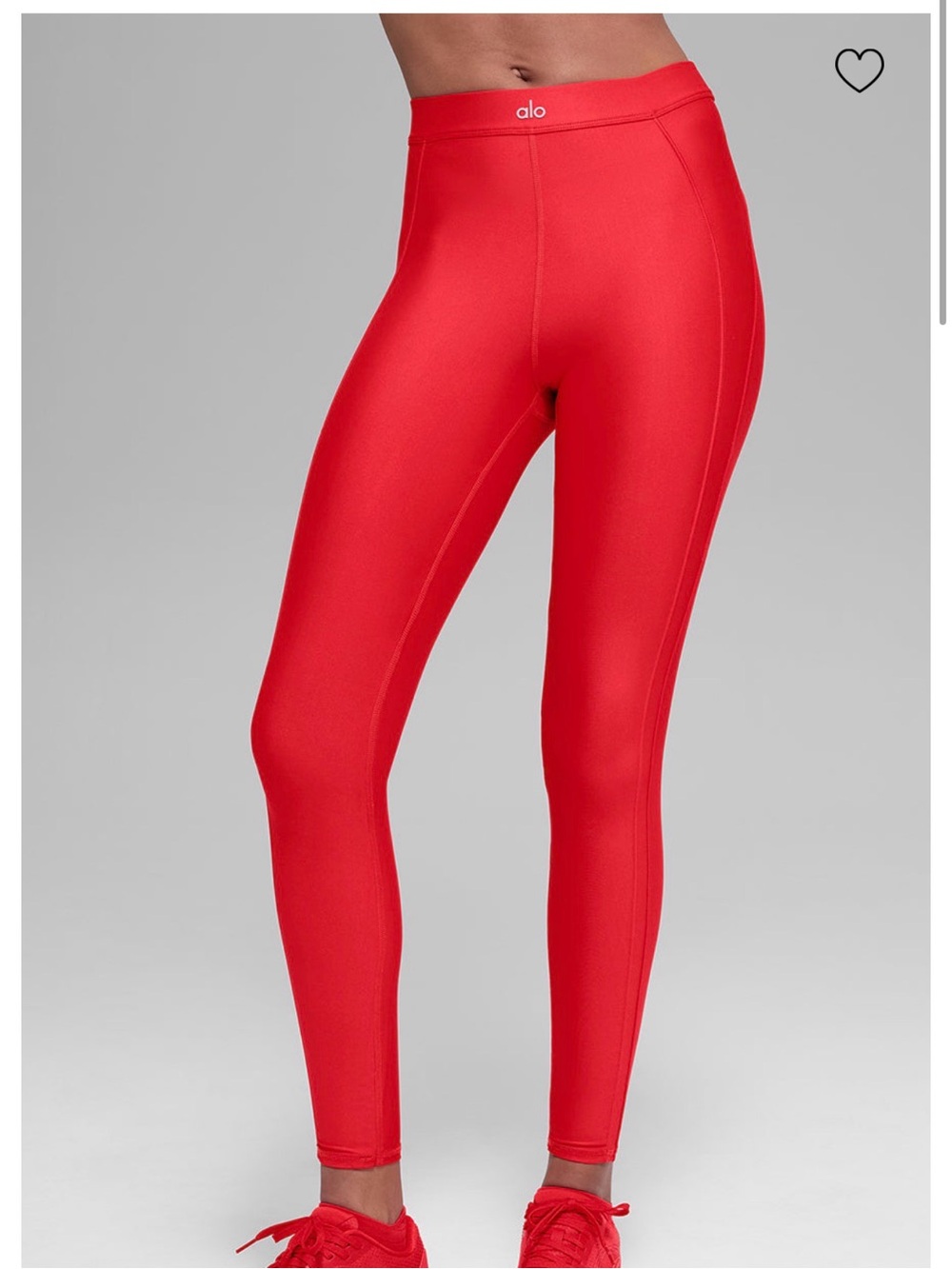15. Alo Airlift High-Waist Ignite 7/8 Legging - Bright Red